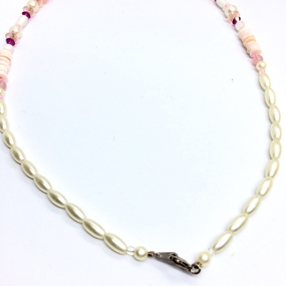 3/$30 FLIP FLOP CHARM NECKLACE SHELL FAUX PEARL BEACH VACATION - Picture 13 of 13